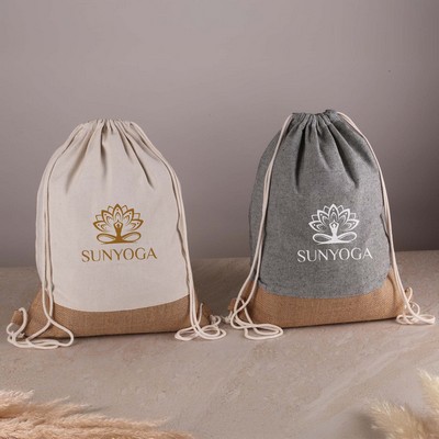Quetico 10 Oz Cotton & Jute Drawstring Bag