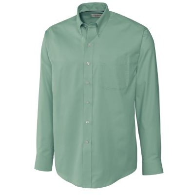 Cutter & Buck Epic Easy Care Nailshead Mens Big and Tall Long Sleeve Dress Shirt